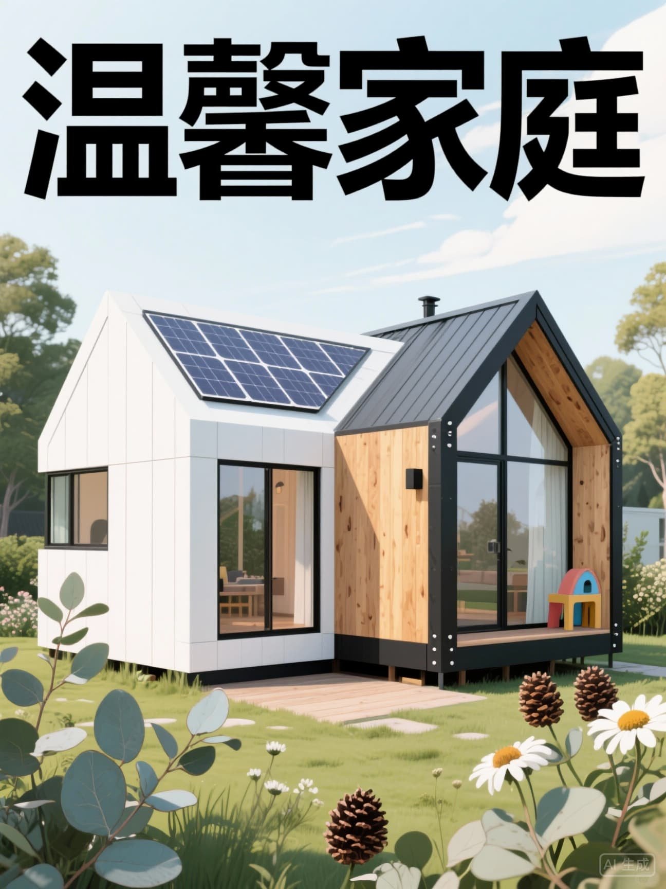 北欧智能房屋海报